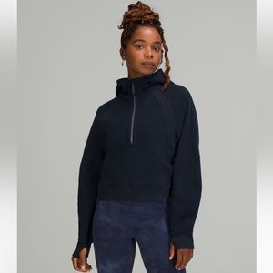 New with Tags - Lululemon - Oversized Half-Zip Scuba Hoodie - Navy - XS/S